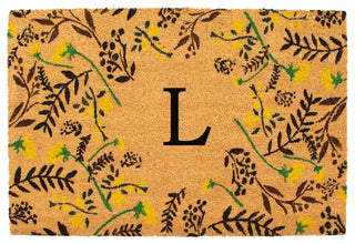 Calloway Mills Lily Bliss Monogram Doormat, Letter L