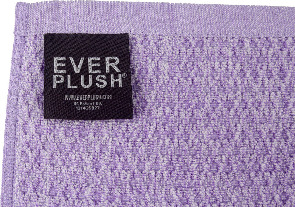 Everplush Diamond Jacquard Bath Sheet, Lavender
