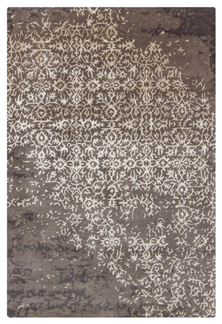 Rupec Contemporary Area Rug, Gray and Cream, 5'x7'6"