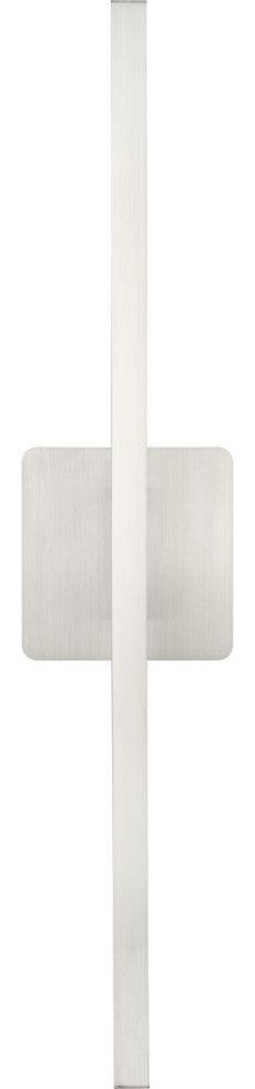 Phase 5 Collection 24" Modern 3CCT Integrated LED Linear Vanity Light, Brushed Nickel