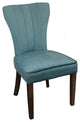 Felix 7-Piece Dining Set With 82" Dining Table and 6 Teal Velvet Chairs