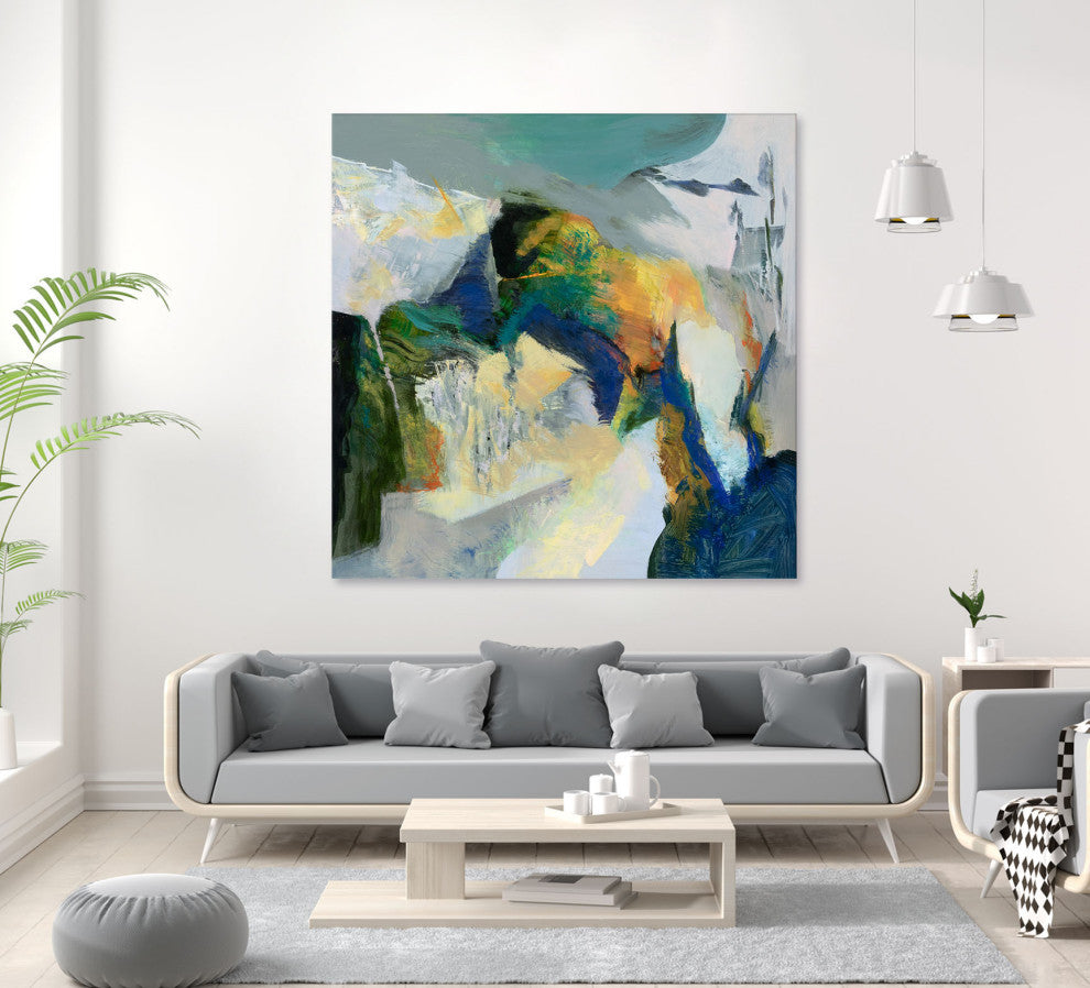 Iceberg - 72 x 72 by Emilia Arana