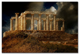 'Temple of Poseidon' Canvas Art by Lois Bryan