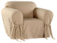 Classic Slipcovers Cotton Duck 1-Piece Chair Slipcover, Khaki