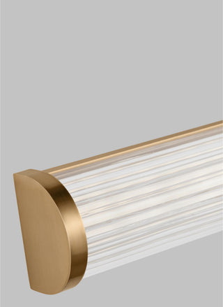 Syden Large LED Wall / Bath, Satin Brass