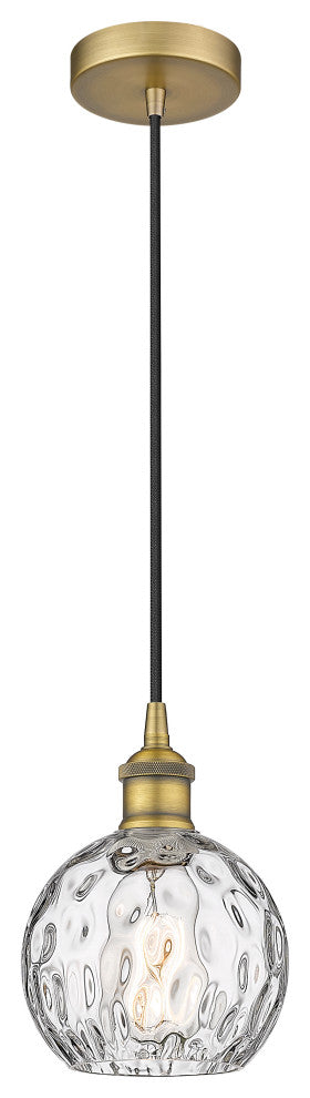 Innovations 616-1P-BB-G1215-6 1-Light Mini Pendant, Brushed Brass