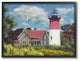 Nauset Lighthouse Forest and Fields Scene with Seagull, Framed, 24"x30"