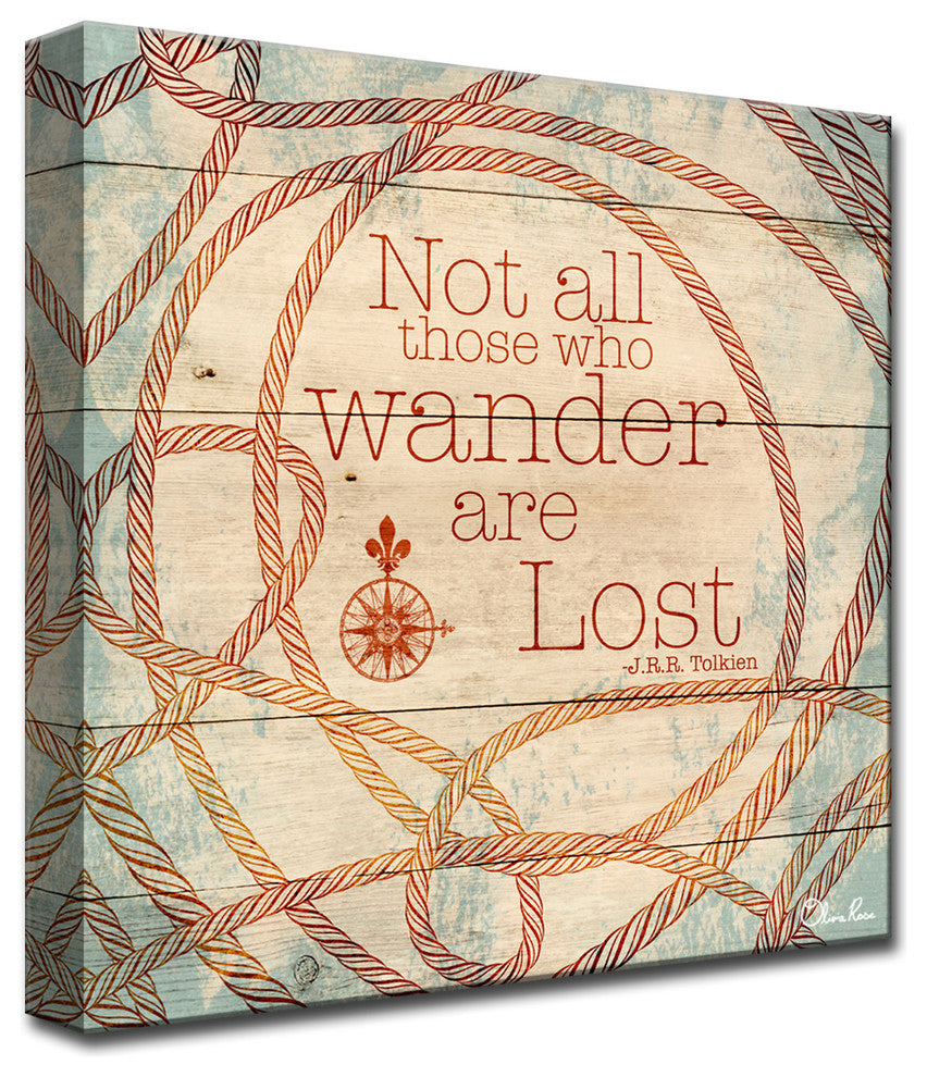 Ready2Hangart Wander By Olivia Rose Canvas Art , 12" Hx12" W
