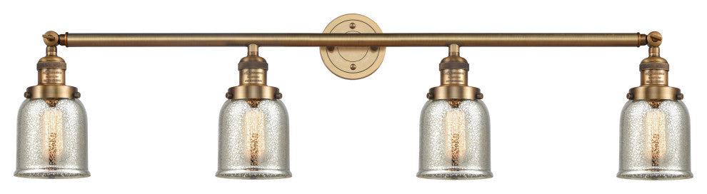 INNOVATIONS LIGHTING 215-BB-G58 Small Bell 4 Light Bath Vanity Light