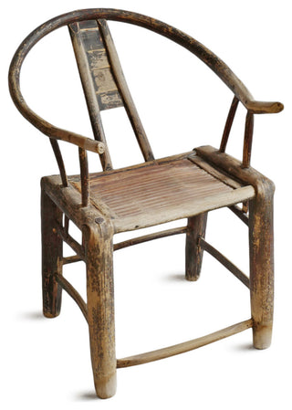 Consigned Horseshoe Back Village Chair