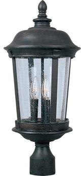 Maxim Dover Cast 3-Light Outdoor Pole/Post Lantern Bronze - 3021CDBZ