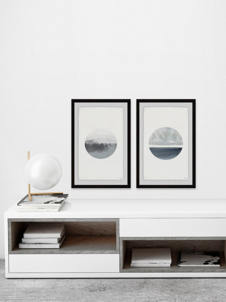 Two Views Diptych, Set of 2, 20x30 Panels