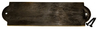 Renovators Supply Gate Name Plate Tag" BE AWARE OF THE DOG" Polished Solid Brass