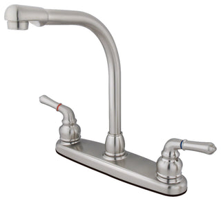 Kingston Brass Centerset Kitchen Faucet, Brushed Nickel
