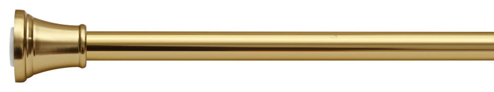 Utopia Alley Adjustable 72-Inch Shower Curtain Tension Rod, Gold