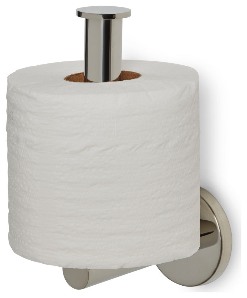 Coronado Wall Mounted Bath Toilet Paper Holder Bar, Stainless Steel, Polished Stainless Steel
