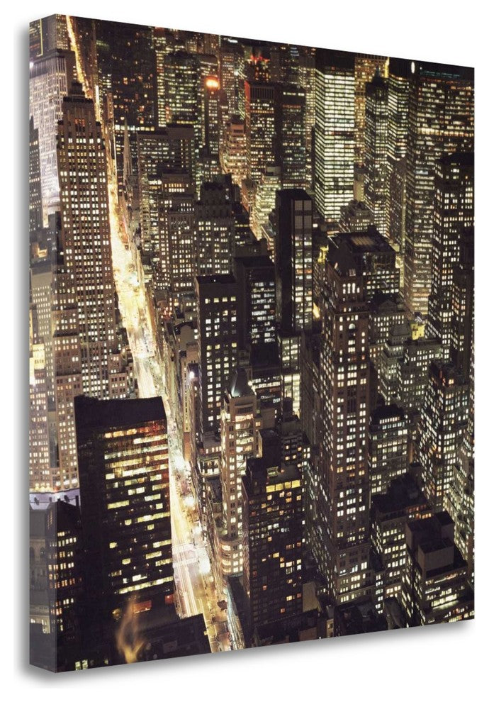 "City Lights" By Photoinc Studio, Giclee Print on Gallery Wrap Canvas