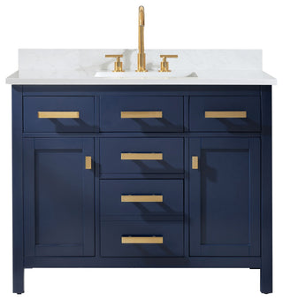 Valentino 42" Single Vanity, Blue