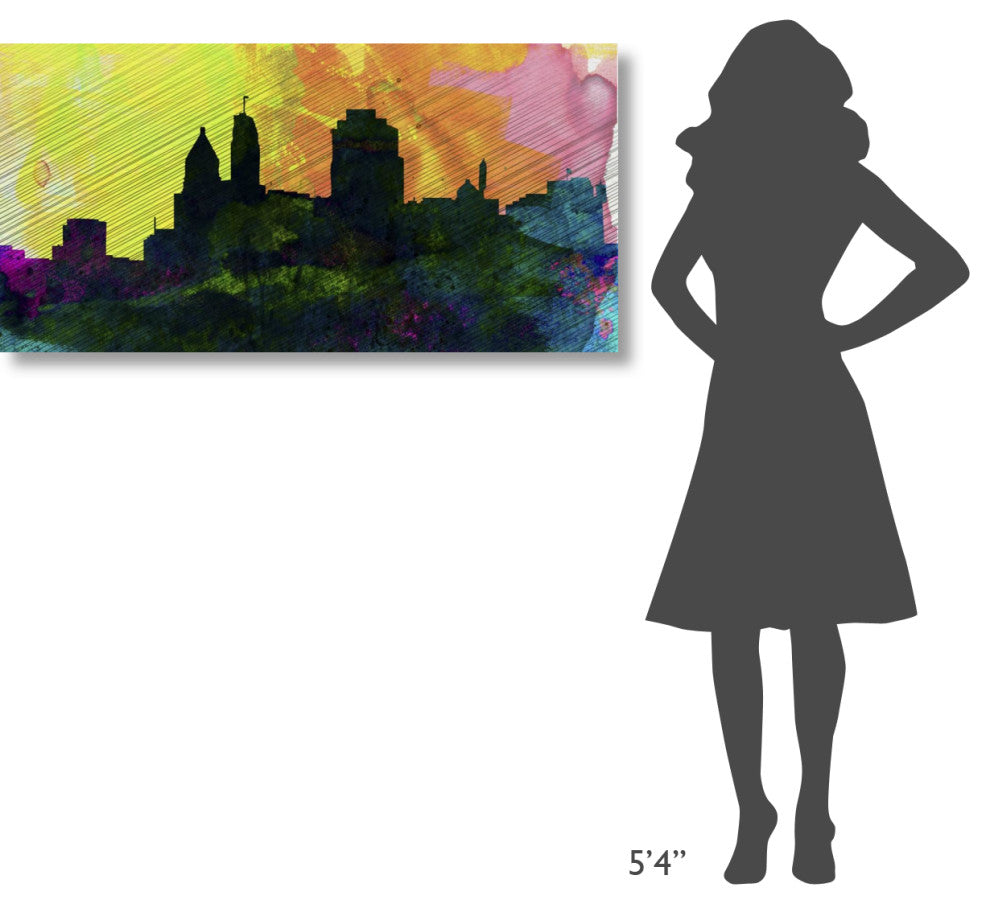 "Cincinnati City Skyline" Fine Art Print