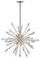 Zlite 4002-8 8-Light Chandelier, Clear