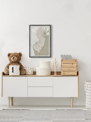 "Green New Jersey" Framed Painting Print, 20x30