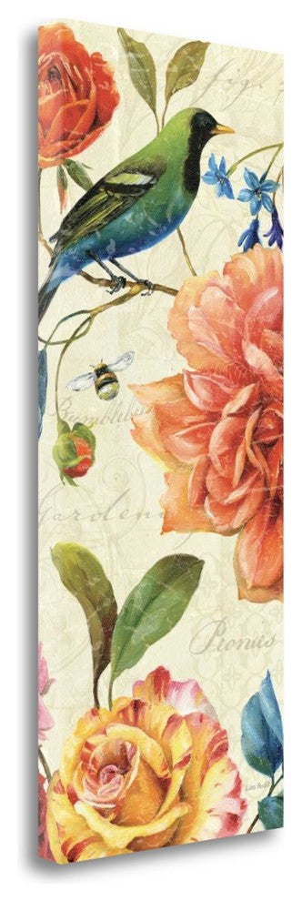 "Rainbow Garden VI - Cream" By Lisa Audit, Giclee Print on Gallery Wrap Canvas