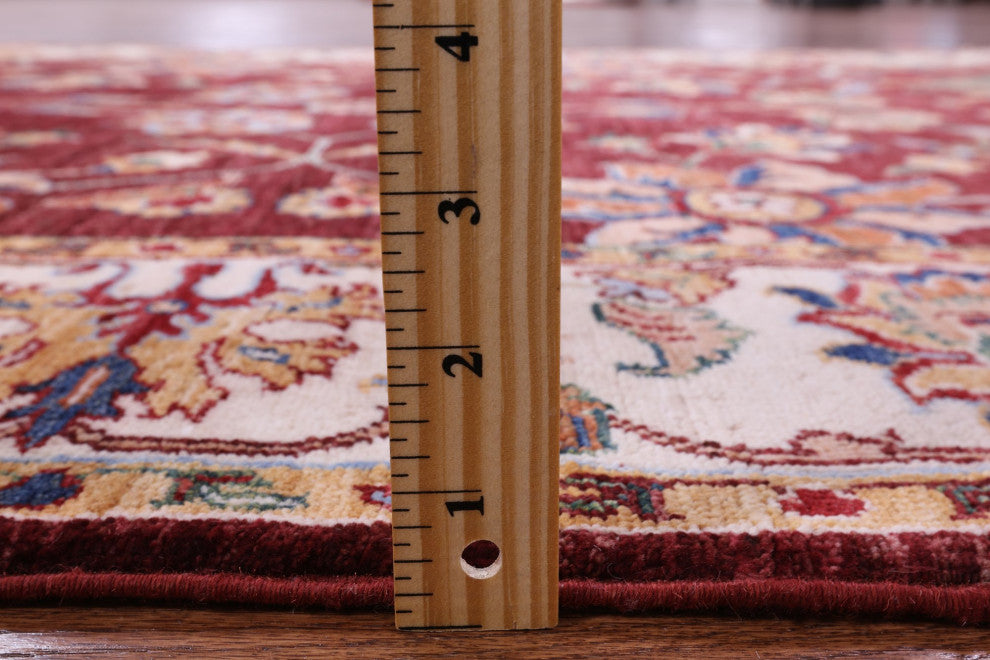 5' 0" X 6' 8" Persian Tabriz Hand Knotted Wool Rug Q11330