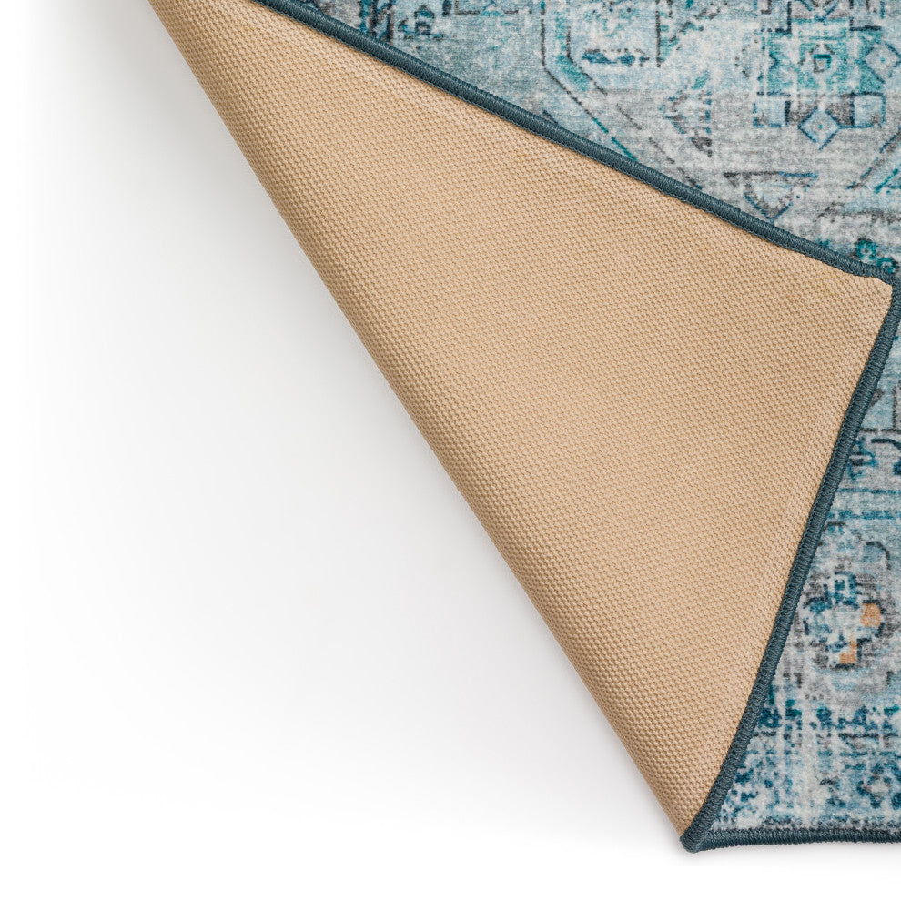 Jericho JC5 Denim 6' x 6' Round Rug