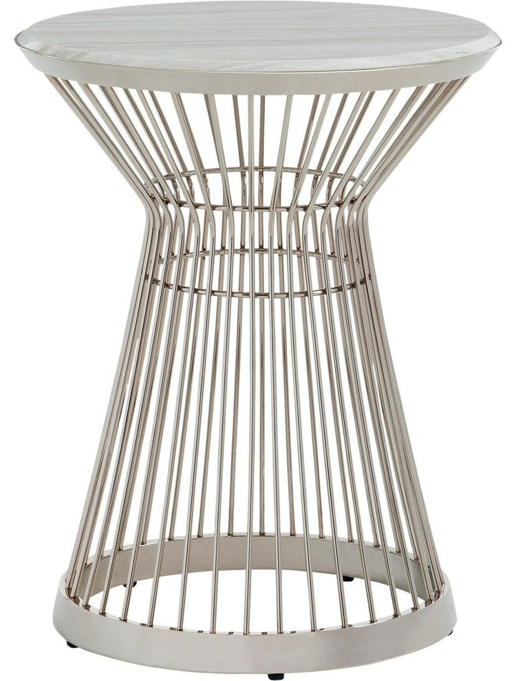 Martini Stainless Accent Table