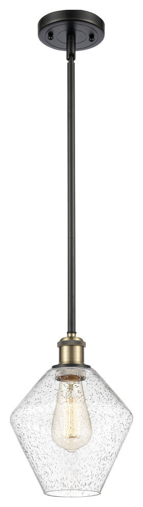 Innovations 516-1S-BAB-G654-8-LED 1-Light Mini Pendant, Black Antique Brass