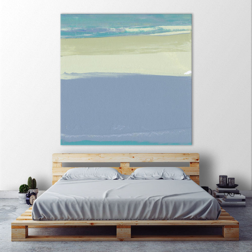 "Blue Coast I" Fine Art Giant Canvas Print, 84"x84"