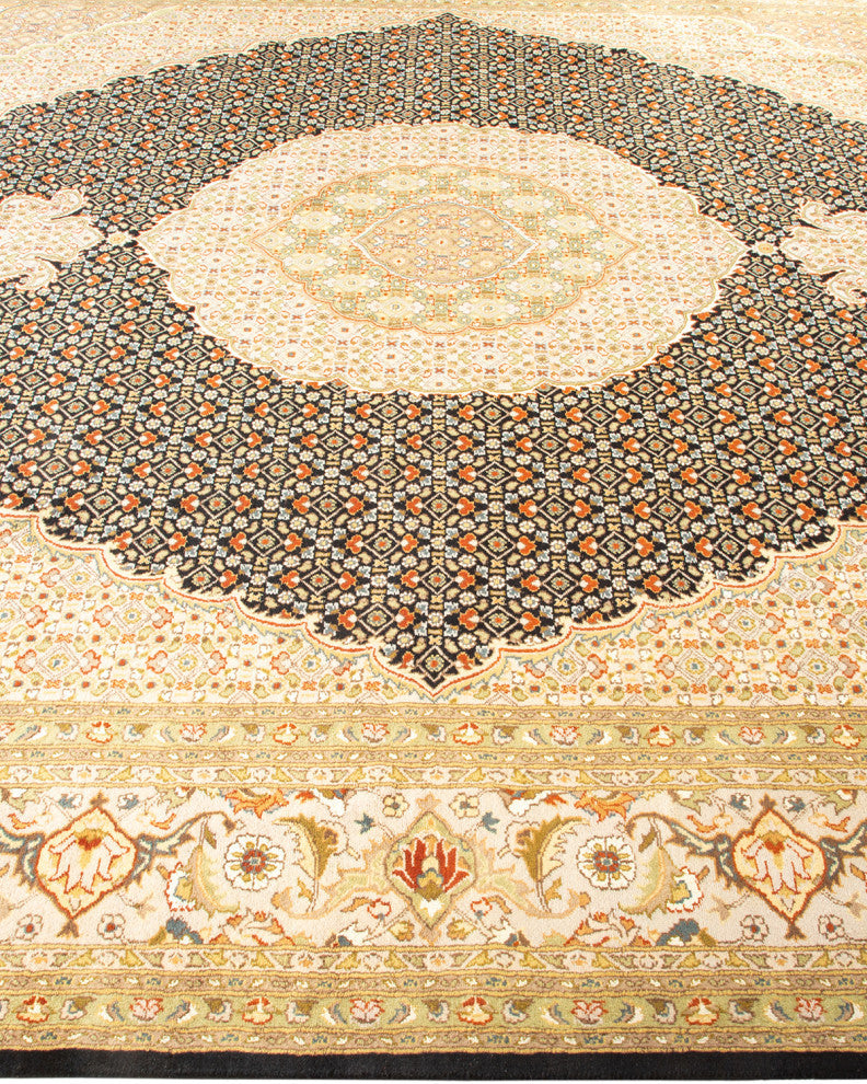 Mogul, One-of-a-Kind Hand-Knotted Area Rug Black, 8'2"x10'5"