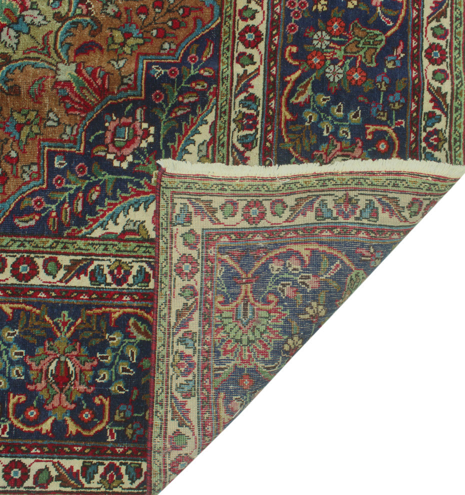 Fine Vintage Distressed Johana Red Rug