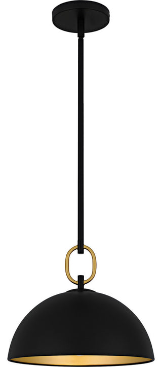 Quoizel CEO1812 Cleo 12"W Pendant - Matte Black