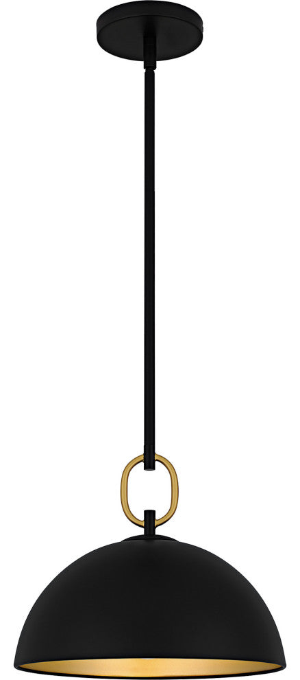 Quoizel CEO1812 Cleo 12"W Pendant - Matte Black