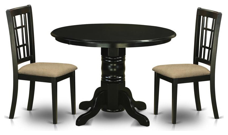 3 Pckitchen Table Set -Kitchen Dinette Table And 2 Kitchen Chairs