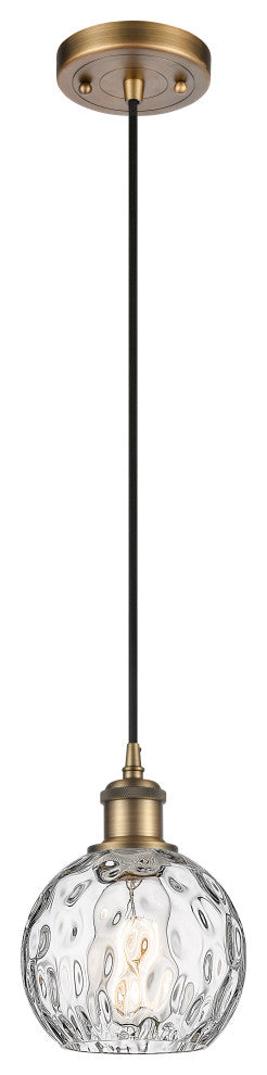 Innovations 516-1P-BB-G1215-6 1-Light Mini Pendant, Brushed Brass
