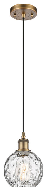 Innovations 516-1P-BB-G1215-6 1-Light Mini Pendant, Brushed Brass