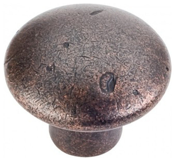 Jeffrey Alexander MO6203ABM-D Belcastel 2 Cabinet Knob, Distressed Antique Brass