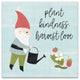 Plant Kindness Harvest Love Gnome 2 16x16 Canvas Wall Art