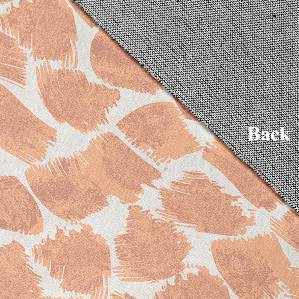 Giraffe Journey Rug, Orange, 4'x6'