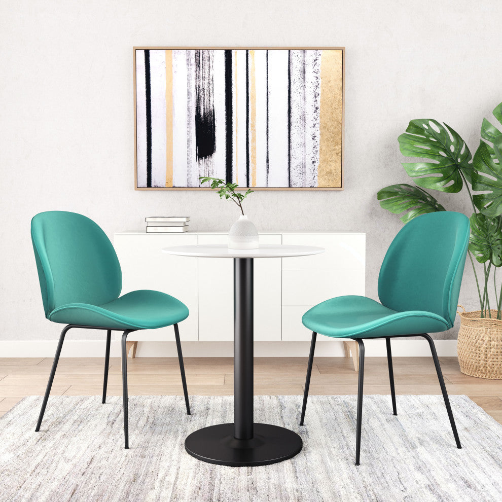 Miles Dining Chairs, Set of 2 Green