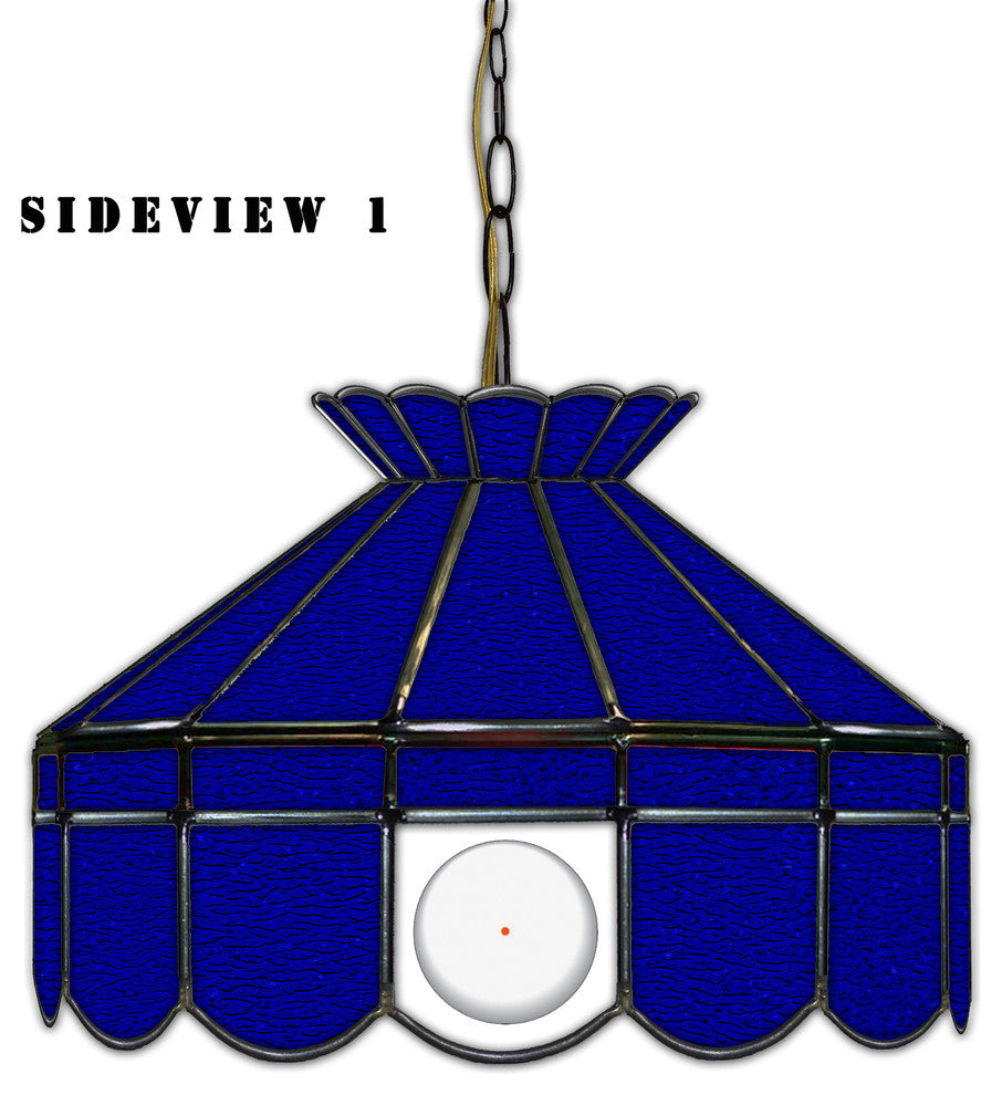 Pool Table Light Stained Glass Billiard Lamp , 40"