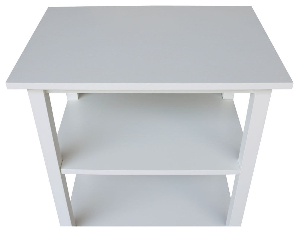 Solid Wood Microwave Cart