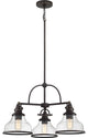 Quoizel Grant - Seedy Glass Three Light Chandelier GRTS5103PN