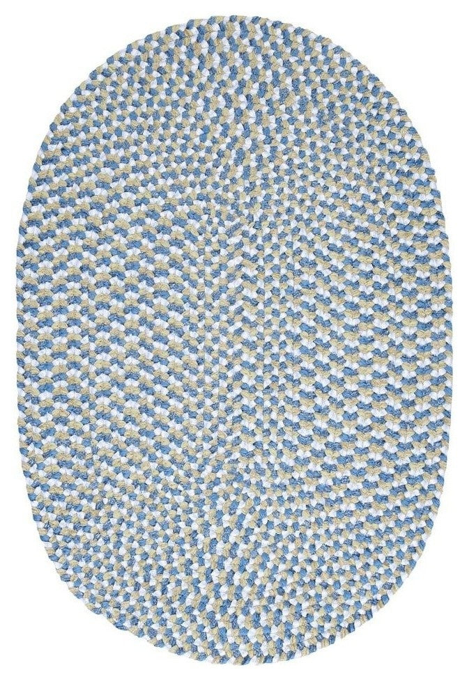 Colonial Mills Confetti TI59 Blue Kids/Teen Area Rug, Round 12'x12'