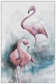 "Double Trouble" Floater Framed Painting Print on Canvas, 12"x18"