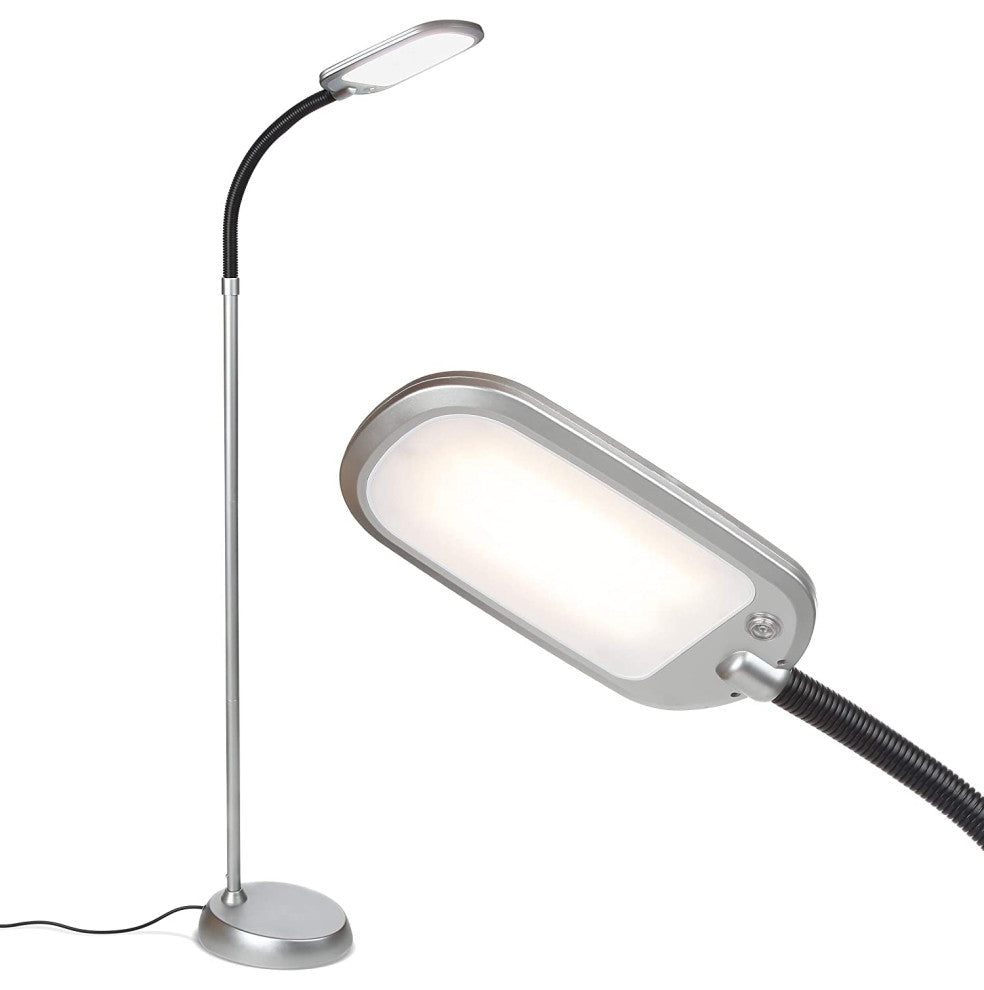 Brightech Litespan LED 2nd Edition Reading Floor Lamp with Cool, Soft & Warm, Ti