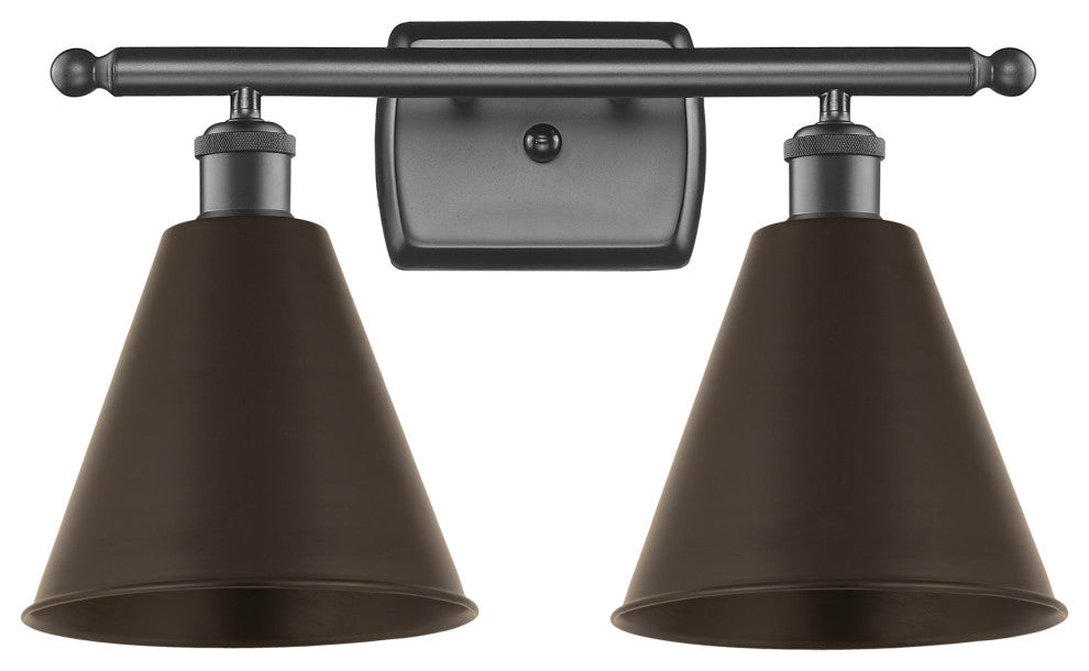 Ballston Cone Bath Vanity Light, Oil Rubbed Bronze, Oil Rubbed Bronze