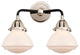 Innovations 288-2W-BPN-G321 2-Light Bath Vanity Light, Black Polished Nickel